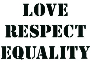 Postcard - Love, respect, equality