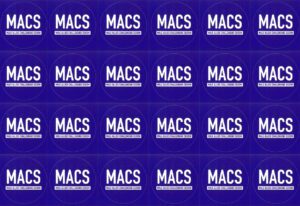 MACS sticker sheet - 24 stickers per sheet